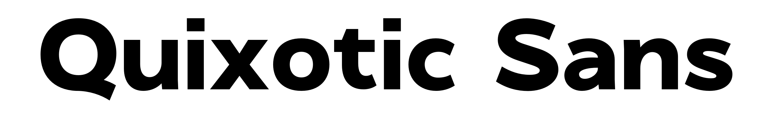 Quixotic Sans